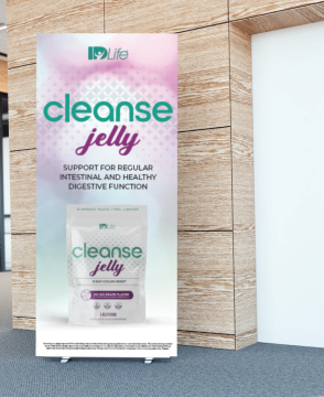 Retractable Banner - Cleanse Jelly