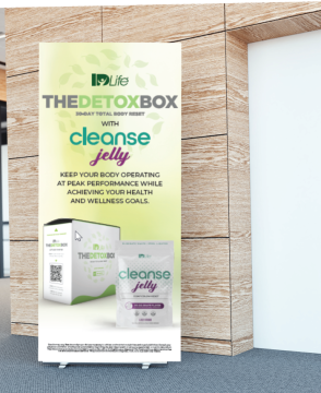 Retractable Banner #2 - DETOXBOX + CLEANSE JELLY